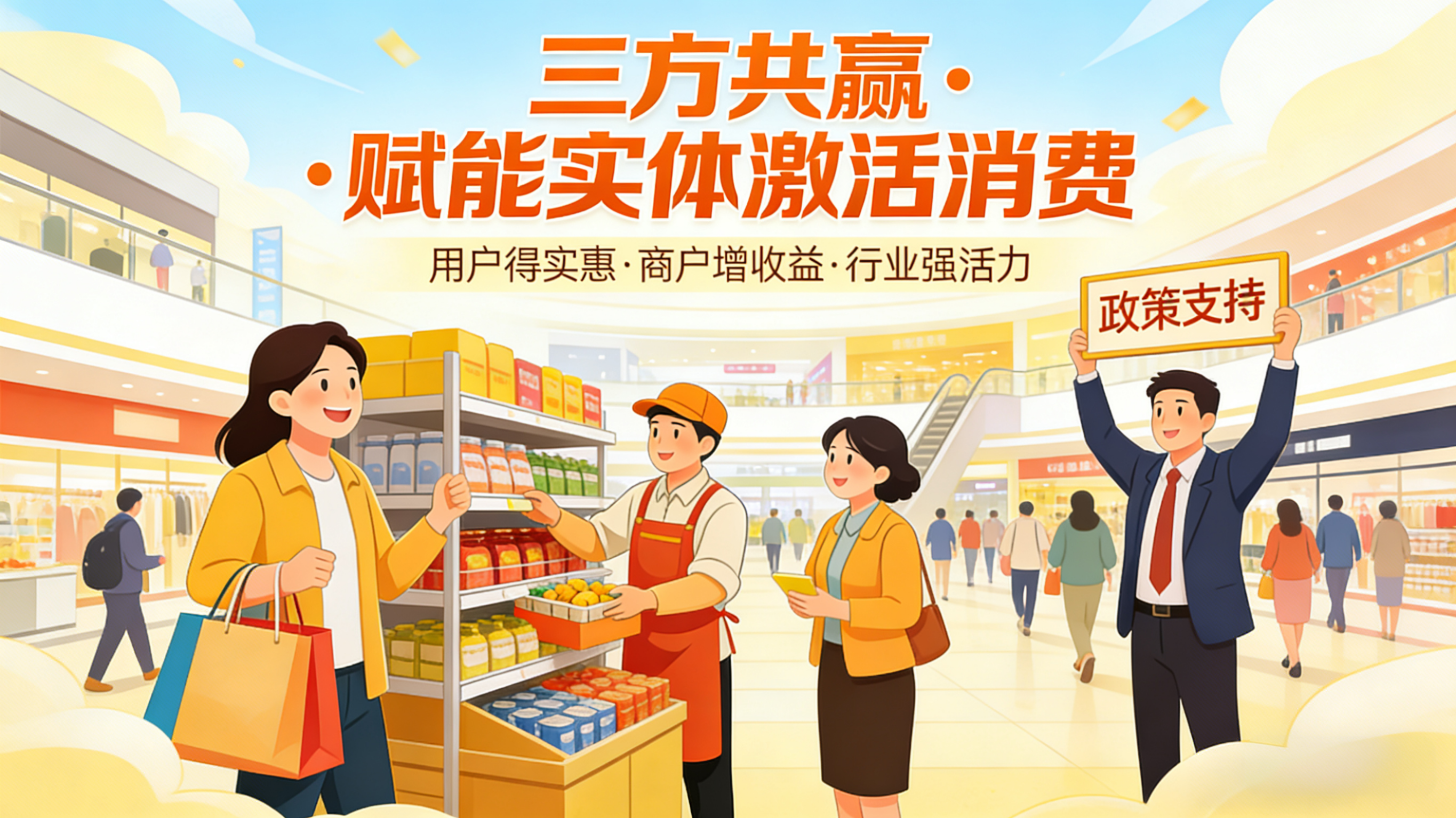 予集的核心价值：三方共赢，赋能实体激活消费